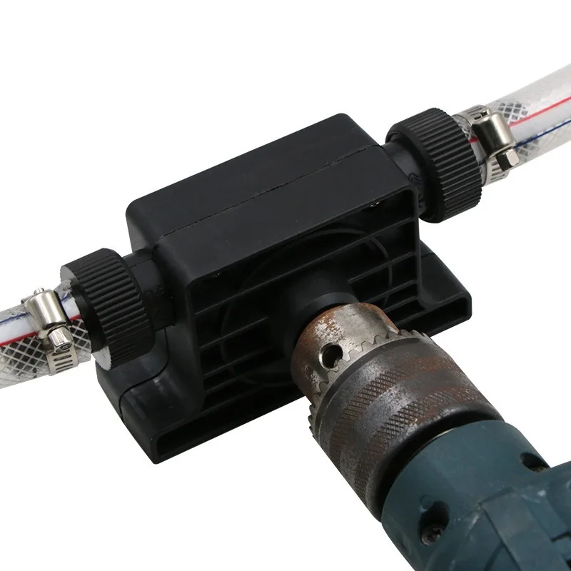 Liquid Transfer Pump Pumping Pump Self Priming Pump Head Portable Electric Self-Priming Hand Electric Drill Water Pump Micro Submersibles Motor Ultra Home Garden Centrifugal Drill Pump