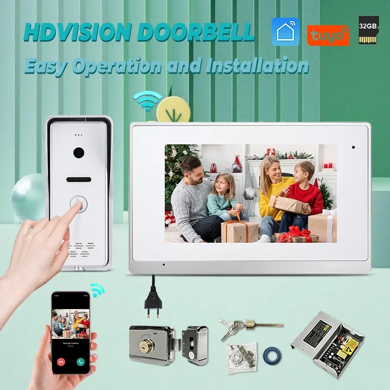 

In Stock Same Day Deliverynon-standard POE switch Power adapter 2 wire ip home security intercom upgrade device audio video door