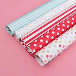 Premium Stripe Design Waterproof Wrapping Paper - 5 Sheets for Birthday Gifts, Weddings, and Holiday Crafts (Other)