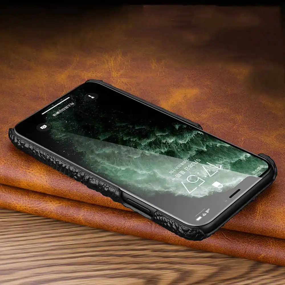 Genuine Leather Cases For Iphone 14 13 12 11 Pro Xs Max Mini Case Cool Protection Coque For Iphone X Xs Case Hard Phone Shell