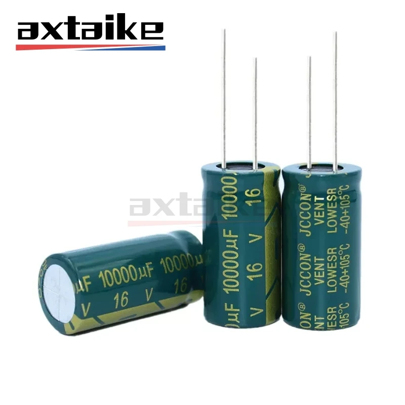 10000UF 6.3V 10V 16V 25V 35V 16*25/16*30/18*35MM High Frequency Low ESR Aluminum Electrolytic Capacitor DIP 10pc 100pc jccon 35v 10000uf 10000uf 35v 18x35mm pitch 7 5mm 105℃ aluminum high frequency low resistance electrolytic capacitor