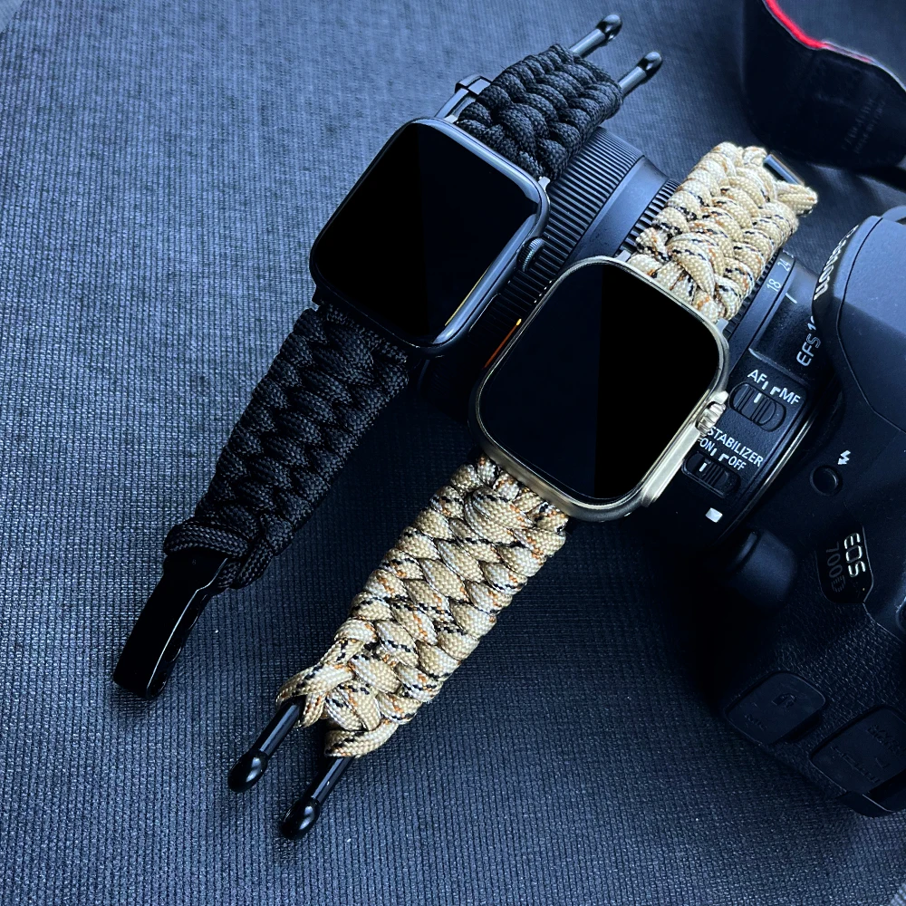 

Ремешок нейлоновый спортивный для apple watch ultra, браслет для iwatch Ultra se2 SE/8/7/6/5/4/3 38 мм, 49 мм 45 мм 44 мм 41 мм 40 мм 42 мм