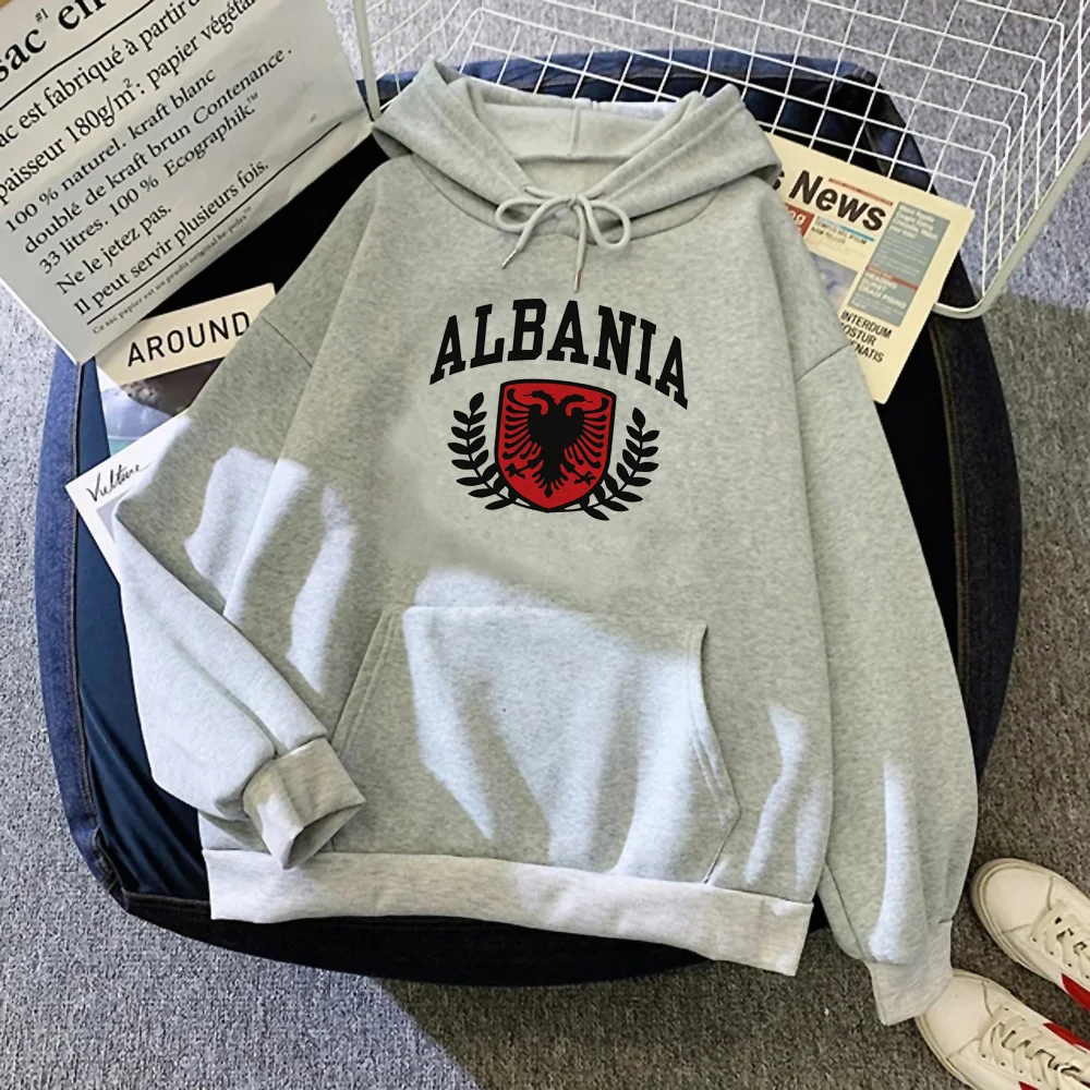 

Albania hoodies women aesthetic graphic funny y2k aesthetic clothing women Kawaii Hood