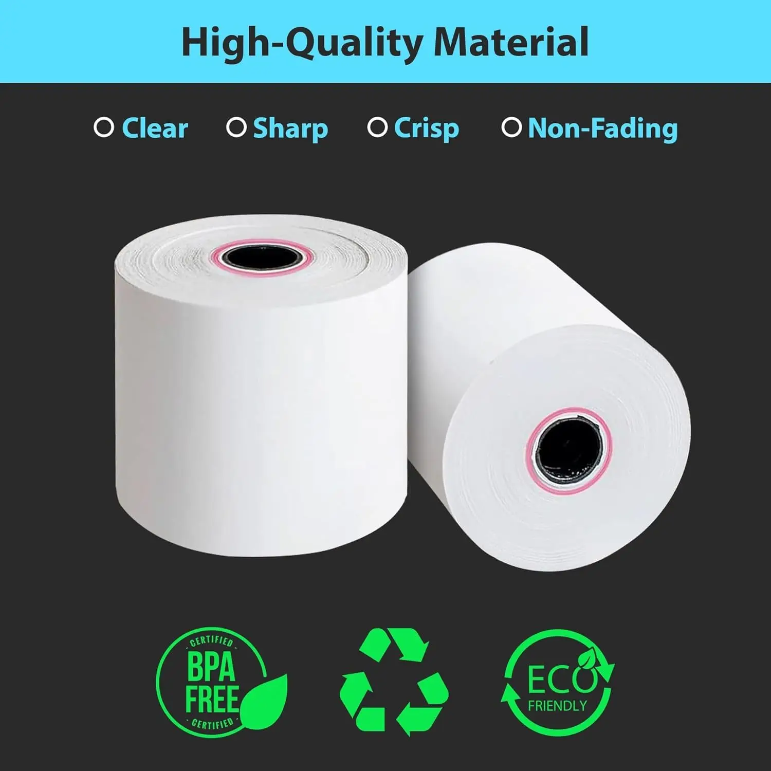 Thermal Receipt Paper White Paper For 80mm Mini Portable Thermal Receipt Bill Printer For Business Printing
