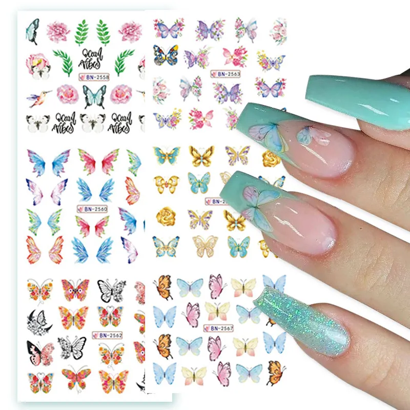 10pcs/set Nail Foils Abstract Image Face Blue French Tips Nail Transfer  Paper Wraps Adhesive Decals Manicure Nail Decorations - Stickers & Decals -  AliExpress