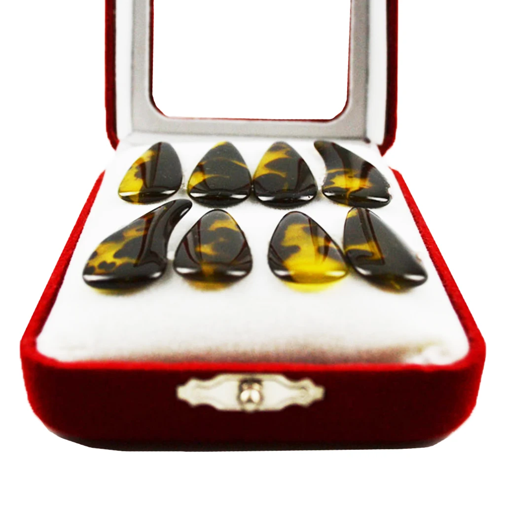 4L+4R Guzheng Practice Nail Cover Thumb Finger Guard Protector Artificial Faux Fingernails Tips Zither Koto Finger Picks 8pcs guzheng finger guard