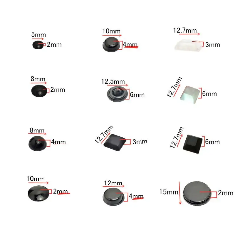 Disque magnétique autocollant néodyme Ø 12 mm / hauteur 1 mm