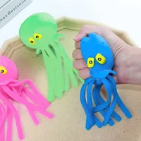Baby Bath Toys Sponge Water Absorbing Octopus Squeezing Stress Relief Toys Summer Swimming Play Water Toy for Children 2