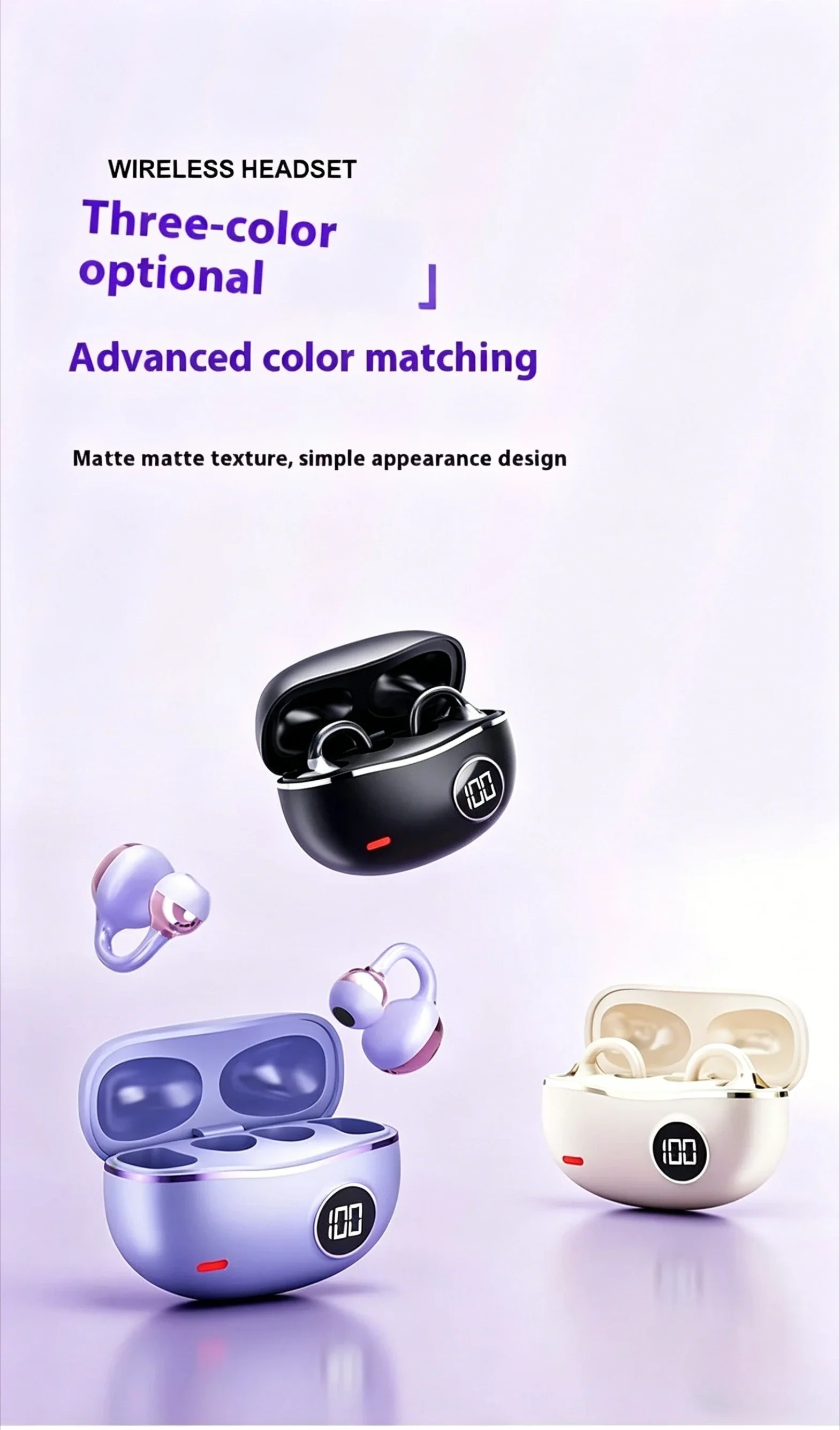 Bluetooth Headphones With Digital Display And Hi-fi Sound_voghion.com