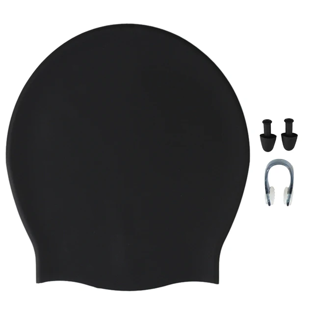 High Elasticity Comfortable Extensions Curls Swim Cap Extra Large Anti