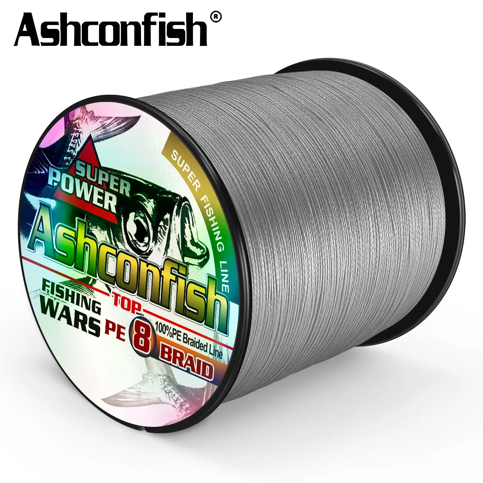 Ashconfish 8 Strands Braided Fishing Line 8 thread cord fishing rope 1000M 8 Braid PE Multifilament Fishing Line Winter  6-300LB 5