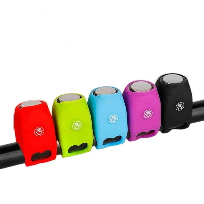 

Bicycle Bells Electronic Horn Bicycle Accessories USB Charging Mountain Bike Silicone Bell Cycling Equipment Accessories
