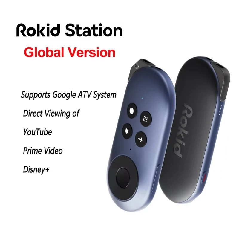 VR Glasses Rokid Max Rokid Station Smart AR Glasses Accessory (Global/overseas Version) Supports Google ATV System YouTube Prime Video
