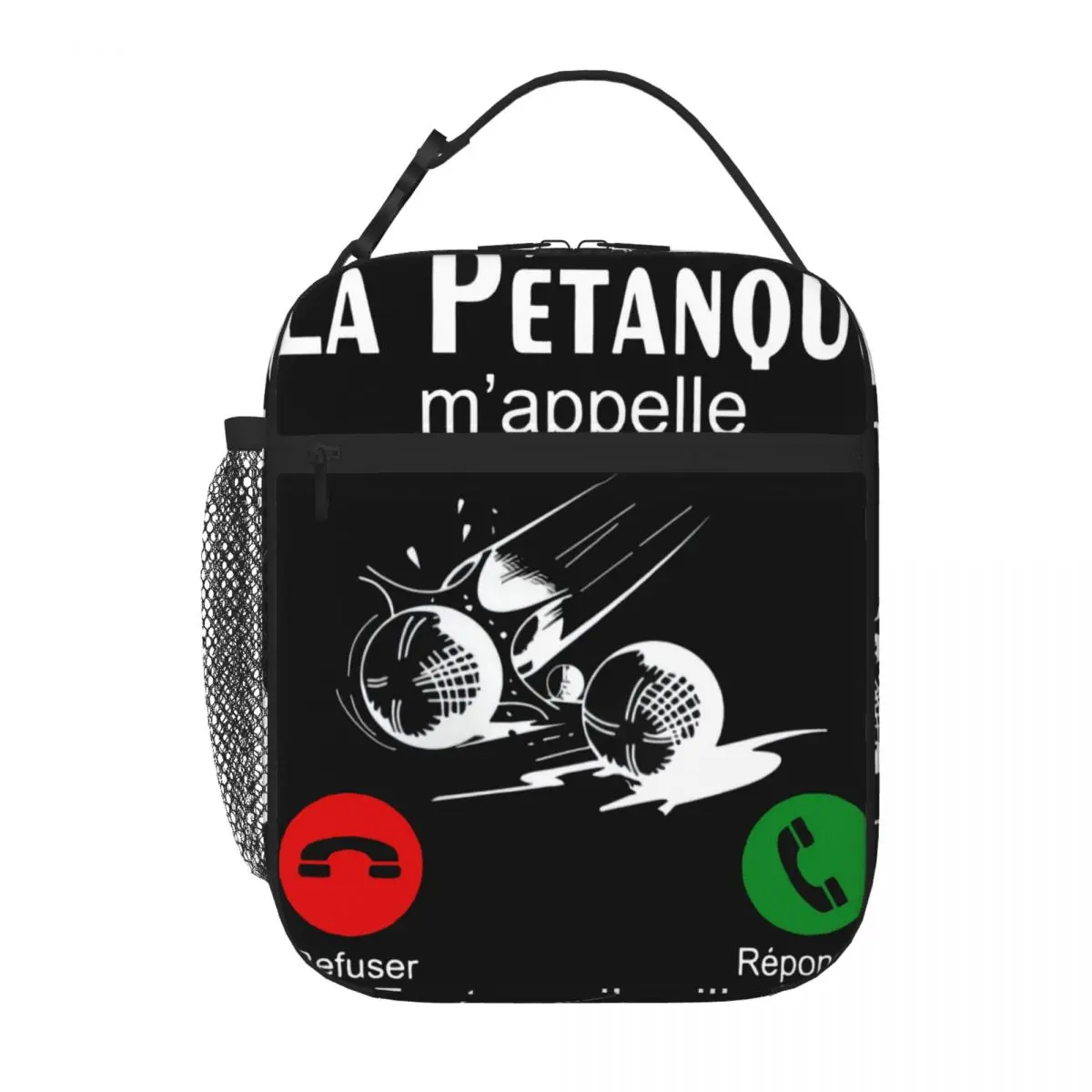 Personalizza La Petanque Mappelle Fete Cadeau Vacance Boule Lunch Tote Picnic Bag Lunch Box Bag Lunch Box Bambini