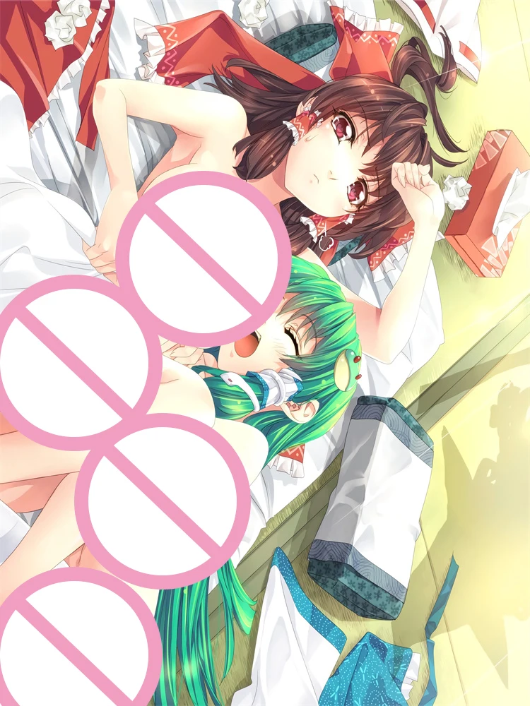 

3D Printed Anime Hakurei Reimu (TouHou Project) Milk Fiber Natural Velvet Peach Skin Flannel Fleece Material Bed Sheet 1.5x2M