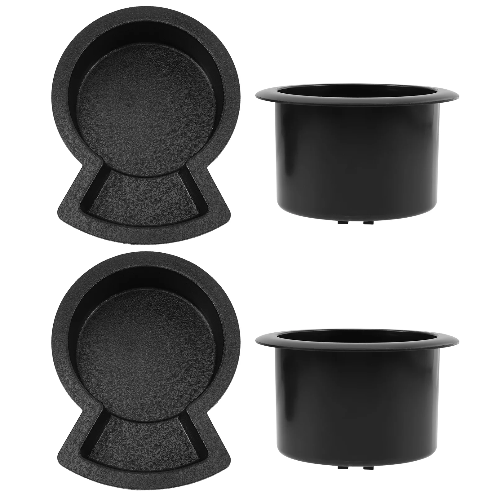 

4 Pcs Couch Cup Holder Insert Large Cups Business Car Inserts Table Boat Plastic