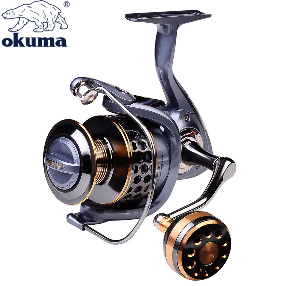 未使即　購入オッケー　釣りokuma スピニングリール 10000 黒/金 未使即購入オッケー釣りokuma スピニングリール 10000 黒/金