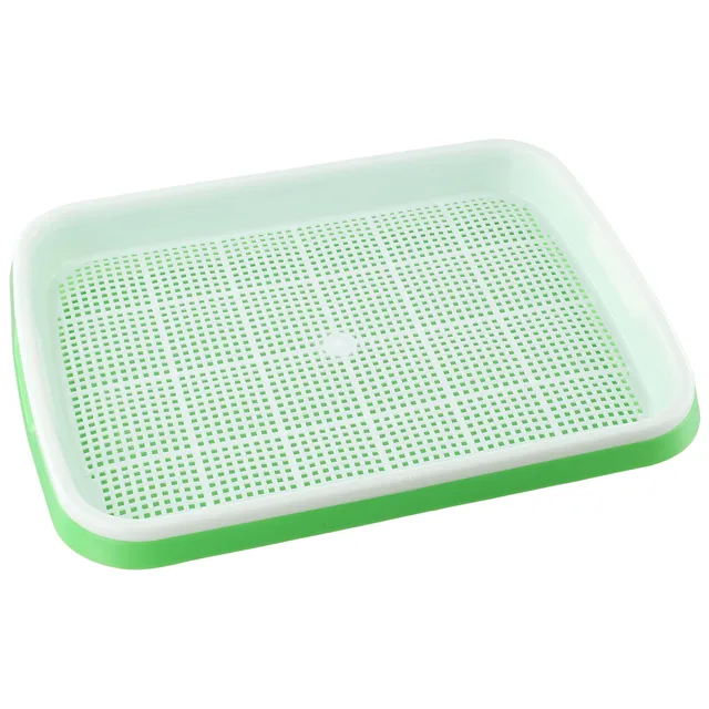 Microgreens Sprouter Tray Germination Tray Hydroponics Tray Double Layer Sprout Plate Nursery Pots Soilless Cultivation Planting 3