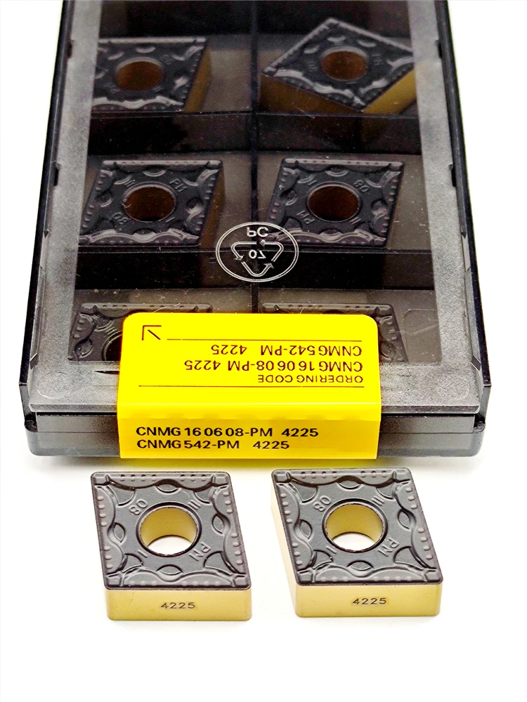 Processing Metal Turning Tool 10Pcs+ CNMG160608 PM 4225 Carbide Insert