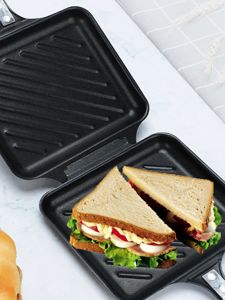 1pc Sandwich Maker Hot For Both Gas and Induction Stoves, with Non