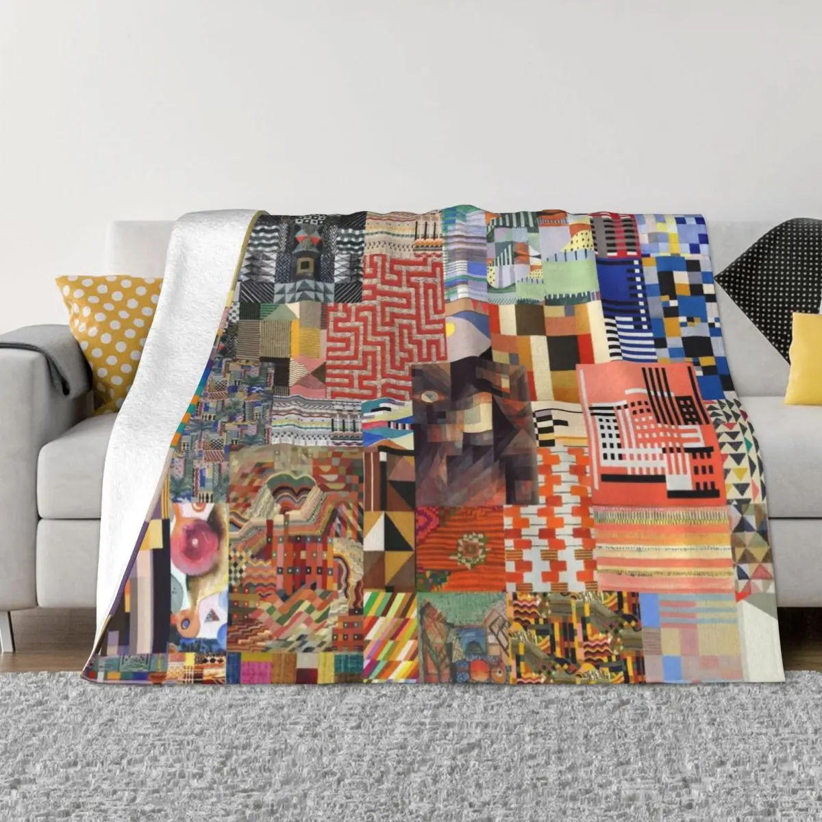 

Bauhaus Art Throw Blanket Shaggy Blanket Luxury Throw Blanket