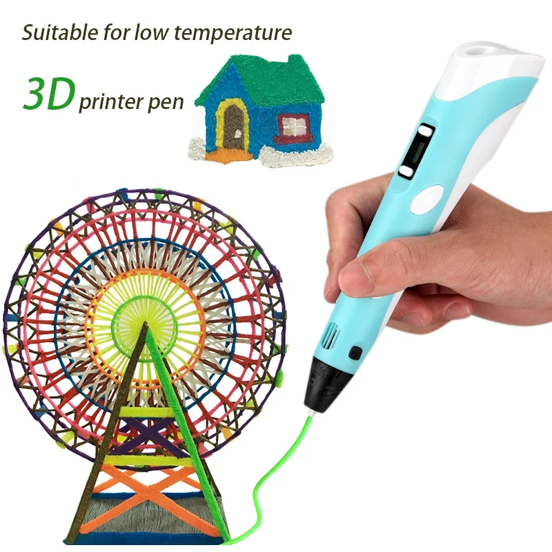 DIY 3D Printing Pen with LCD Screen for Kids