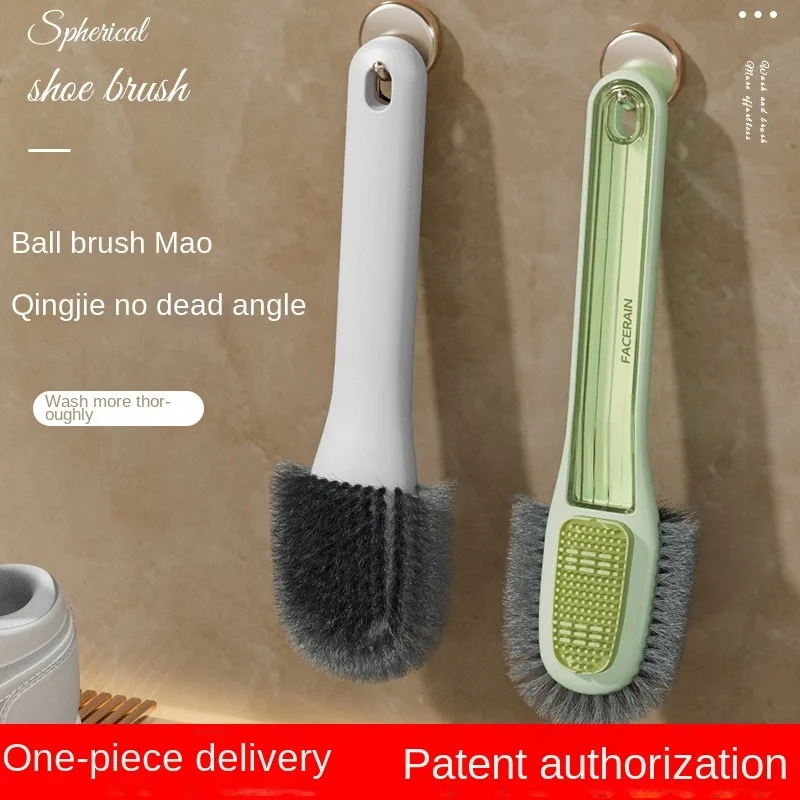 Double-sided Shoe Brush Durable Plastic Shoe Washing Brush Suede Cleaning Household Cleaning Tools Accessories
