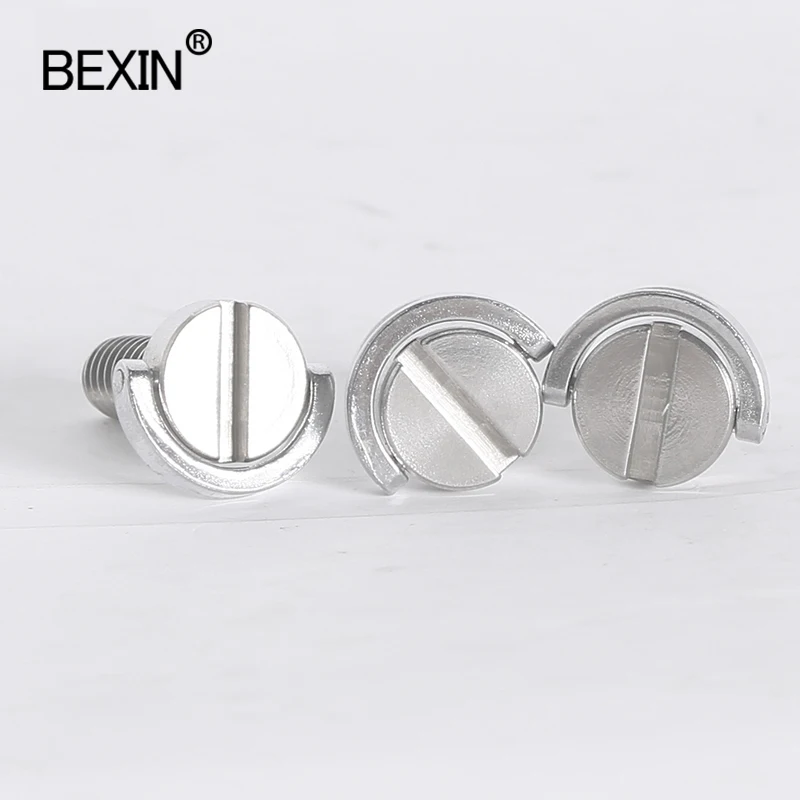 1/4 나사 카메라 릴리스 나사 접이식 d 링 삼각대 플레이트 나사 카메라 마운트 어댑터 카메라 퀵 릴리스 플레이트 용 긴 나사