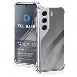 Custodia per telefono in silicone trasparente shockproof - Copertura con protezione migliorata