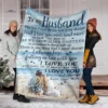 To My Husband I Love You Blanket Gift From Wife Gift For Birthday Anniversary Couples Throws Blanket With Quote Gift For Hubby 1