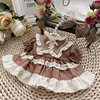 20CM cotton doll skirt with retro design baby clothes 2