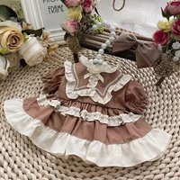 20CM cotton doll skirt with retro design baby clothes 2