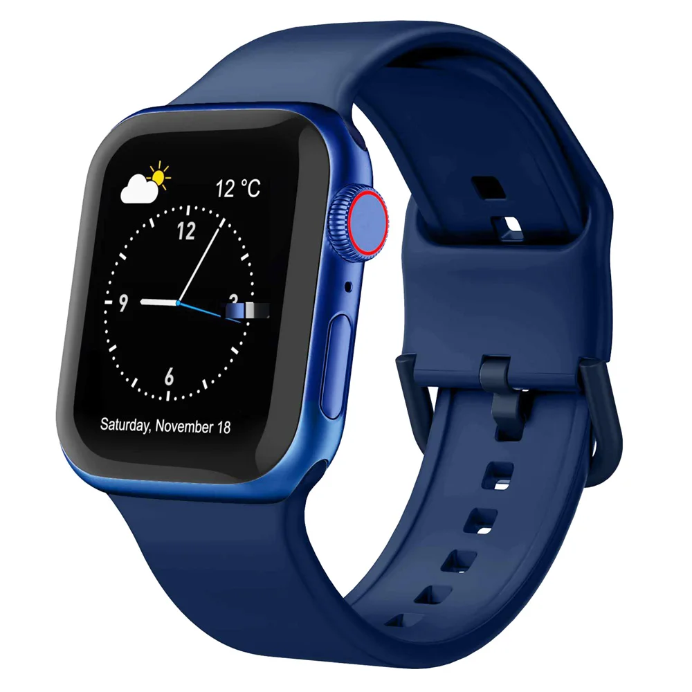 ตัวเลือกสินค้า สายซิลิโคนสปอร์ตสำหรับ Apple Watch หลายขนาด