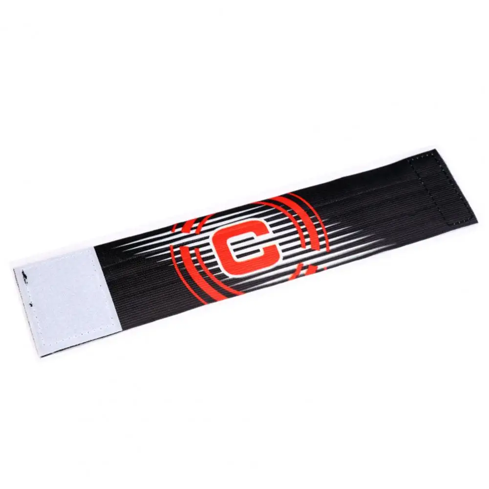 Printed Captain Armband Strong Fastener Tape Adjustable Elastic Nylon Soccer Captain for Youth for Football Players