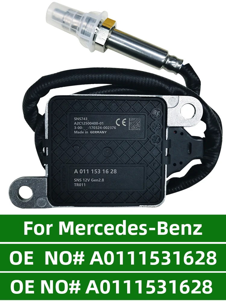 메르세데스 벤츠용 질소 산소 NOx 센서, A0111531628, 12V, 신제품