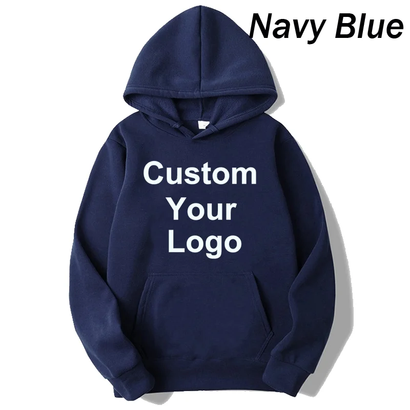 Custom Your Logo Hoodies Men/Women Customize Any Design Style Print Sweatshirt Hooded Autumn Spring Streetwear Hoody Hoodie 3