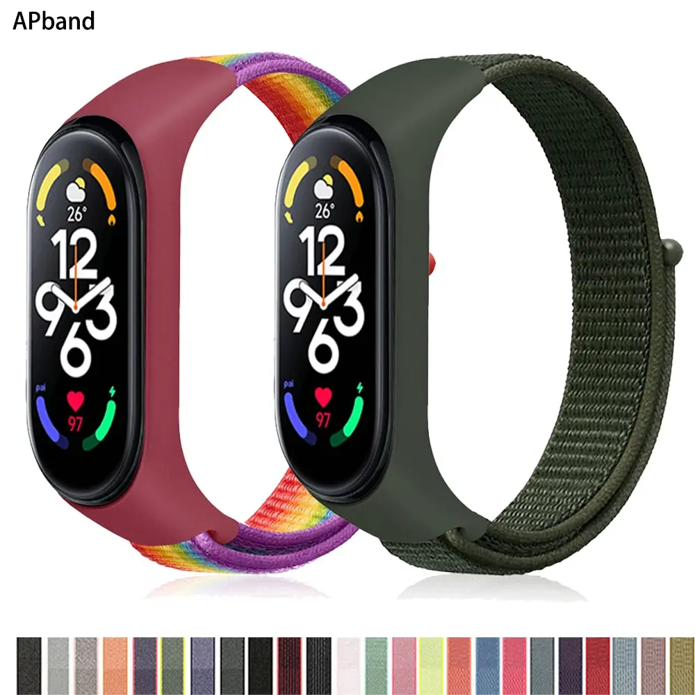 Nylon Strap For xiaomi mi band Bracelet watchband pulsera