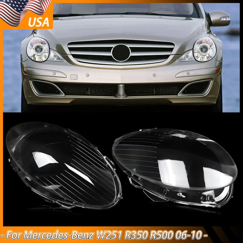 

Пара крышек для передних фар Mercedes-Benz W251 R350 R500 2006-2010