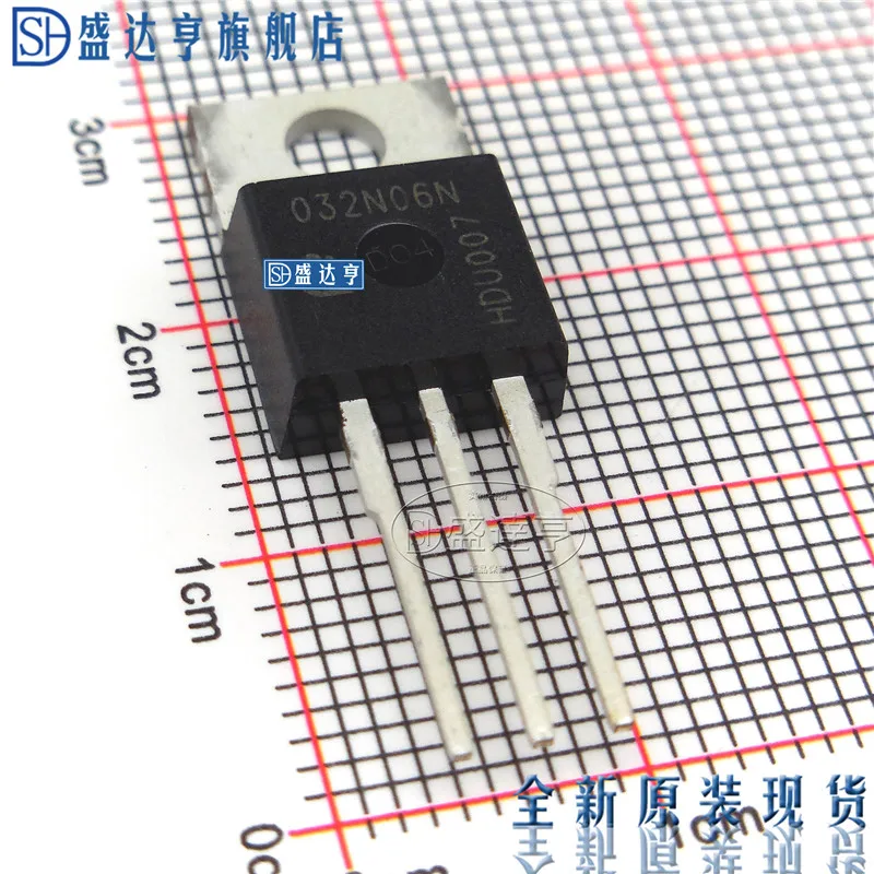

10Pcs/Lot IPP032N06N3G 032N06N 120A 60V TO220 DIP MOSFET Transistor