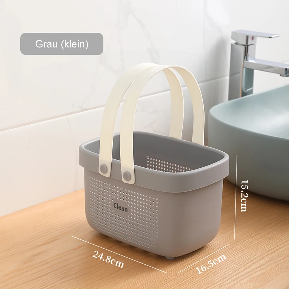 Portable Shower Caddy Basket Plastic Organizer Storage Tote With Handles Toiletry Bag Bin Box For Bathroom Kitchen Dorm Room storage bag shower caddy basket