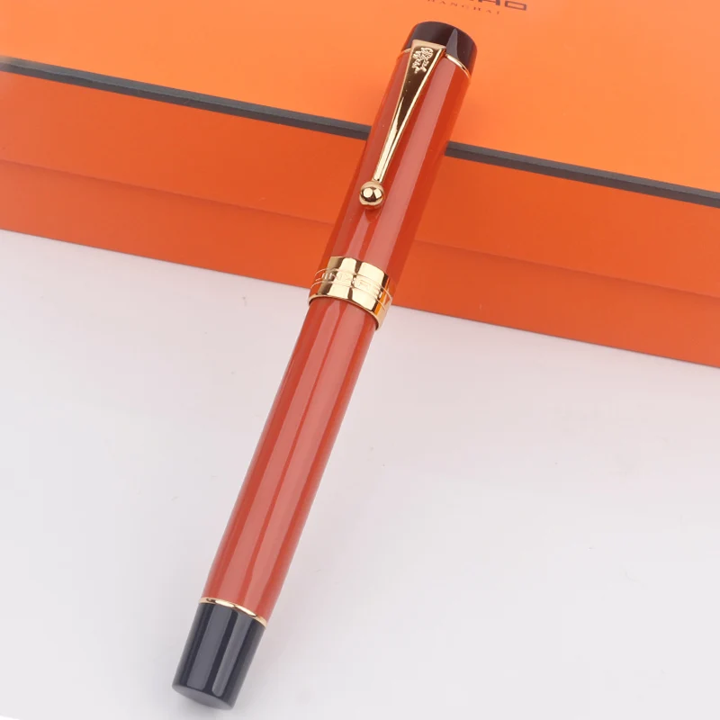 

JINHAO 100 серия Бизнес Офис Ручка акриловый держатель ручки элегантный и благородный стиль женские высококачественные брендовые перьевые ручки