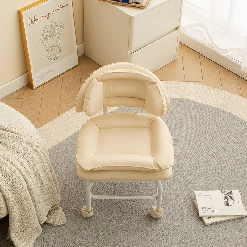 Small stool, small chair, household backrest with baby artifact, children's stool, beautiful seam pulley, small round sto