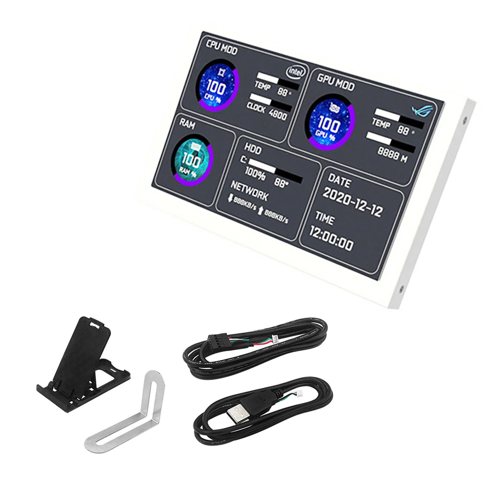 ̴ ǻ USB ÷ CPU GPU RAM HDD , ġ ݼ ̽, AIDA64  Ұ, IPS C Ÿ  ȭ, 5 ġ