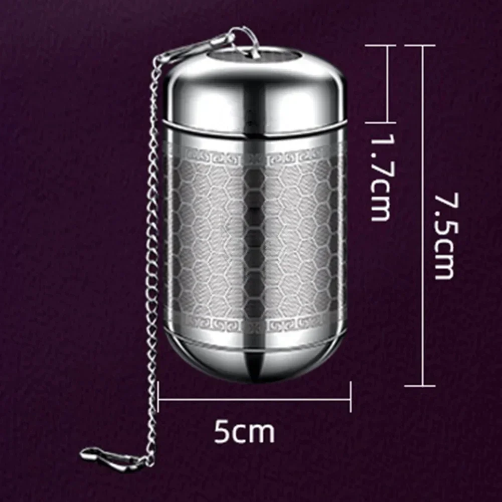316 Stainless Steel Tea Infuser Tea Filter Spice Tea Ball Strainer Herbal Filter Kitchen Teaware Accessories Kitchen Gadgets