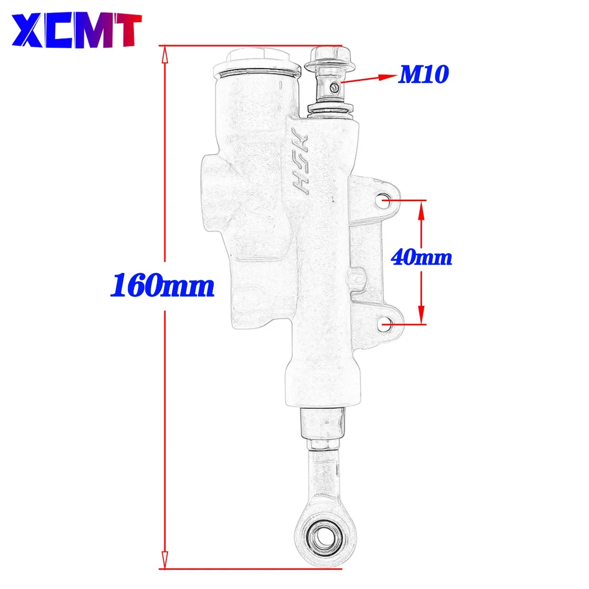 مضخة الفرامل الخلفي للدراجة النارية أسطوانة رئيسية...