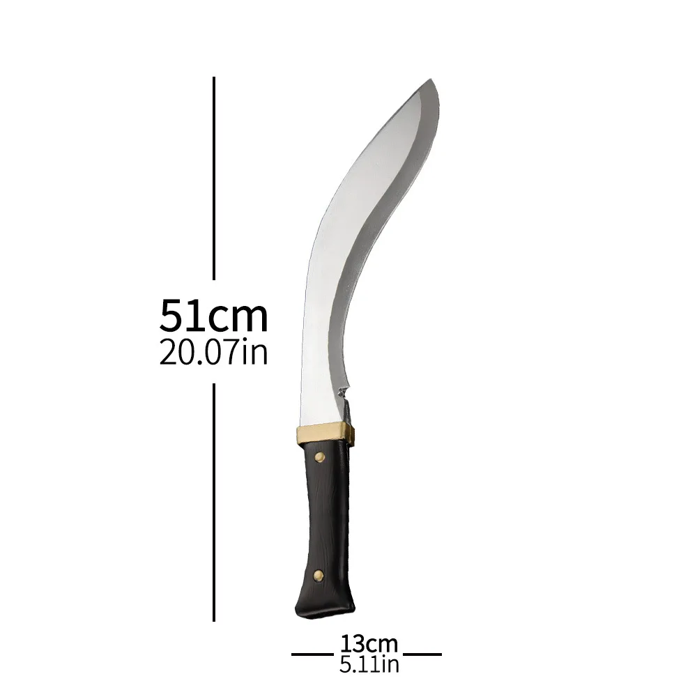 Nepalese Long Knife Pu Prop Knife 51x13cm Halloween Carnival Performance Weapon Props Home Furnishings Kids Gift