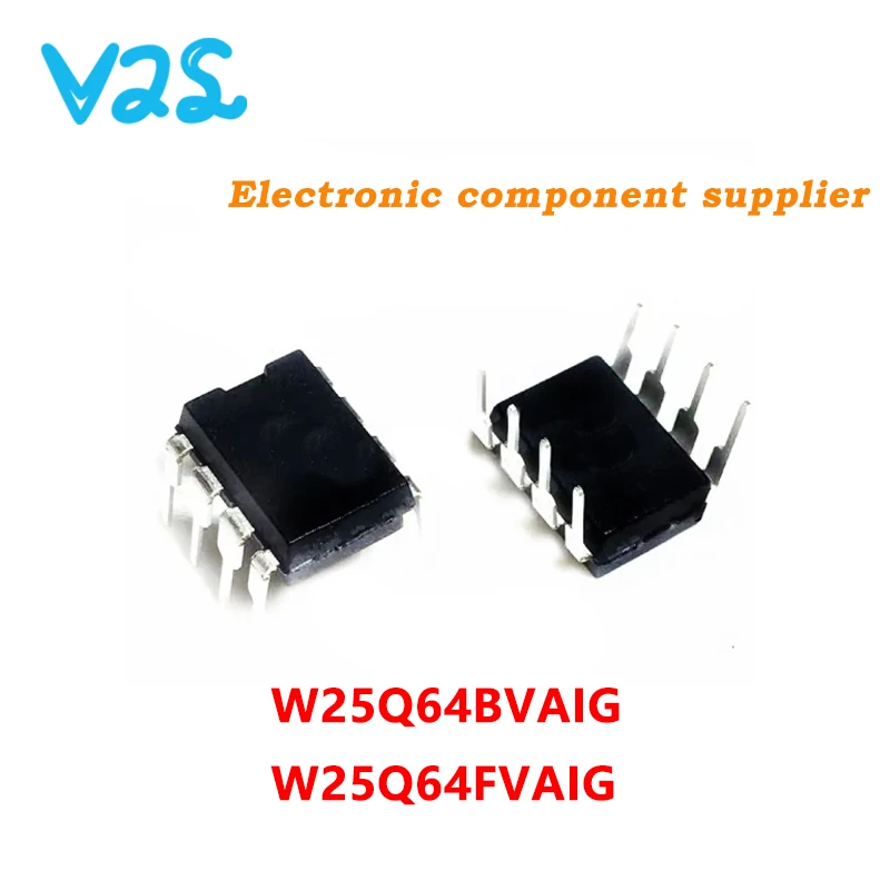 

(5pcs) 100% New 25Q64BVAIG 25Q64FVAIG W25Q64BVAIG W25Q64FVAIG DIP-8 Chipset