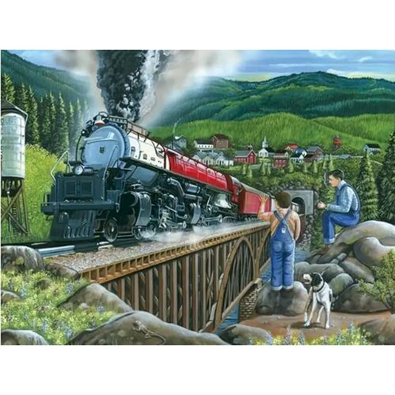 15+ Train Paint By Number