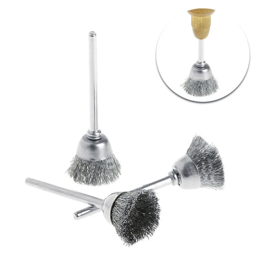 Description Picture 6 of item9Pcs/Set Stainless Steel Wire Brush Wire Wheel Rotary Tool Rust Removal Electric Drill Grinding Mill Polish Wheel Derusting Tool