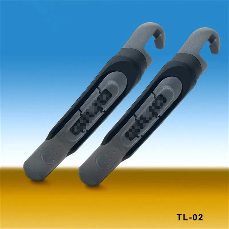 

2pc bicycle bicycle bicycle plastic steel crowbar tire tire crowbar repair tool deflation rod dual material design